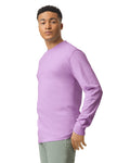 Comfort Colors 6014 Long Sleeve - Orchid - model side