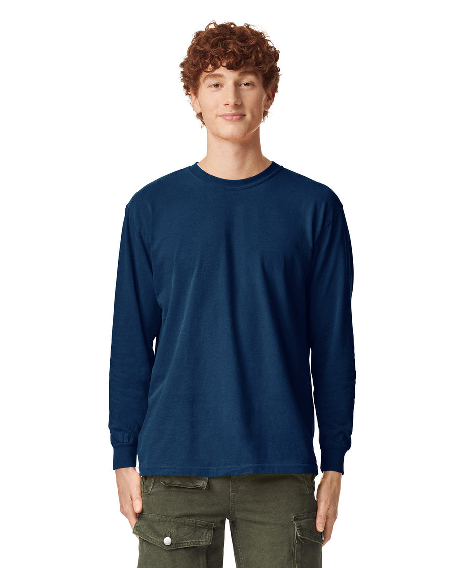 Comfort Colors 6014 Long Sleeve - Navy - model front