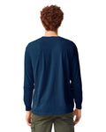 Comfort Colors 6014 Long Sleeve - Navy - model back