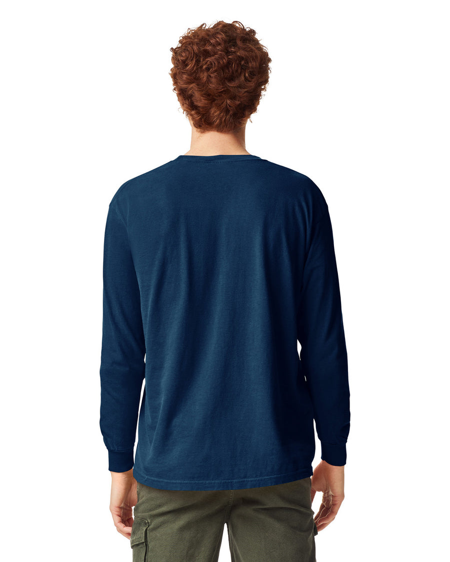 Comfort Colors 6014 Long Sleeve - Navy - model back