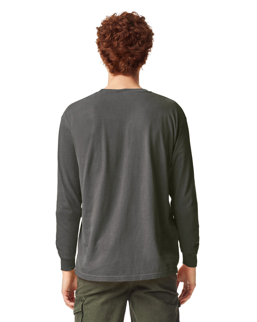 Comfort Colors 6014 Long Sleeve - Pepper - model back