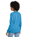 Comfort Colors 6014 Long Sleeve - Royal Caribe - model back