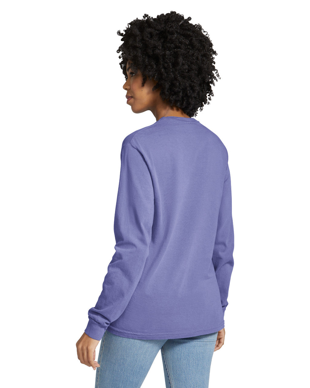 Comfort Colors 6014 Long Sleeve - Violet - model back
