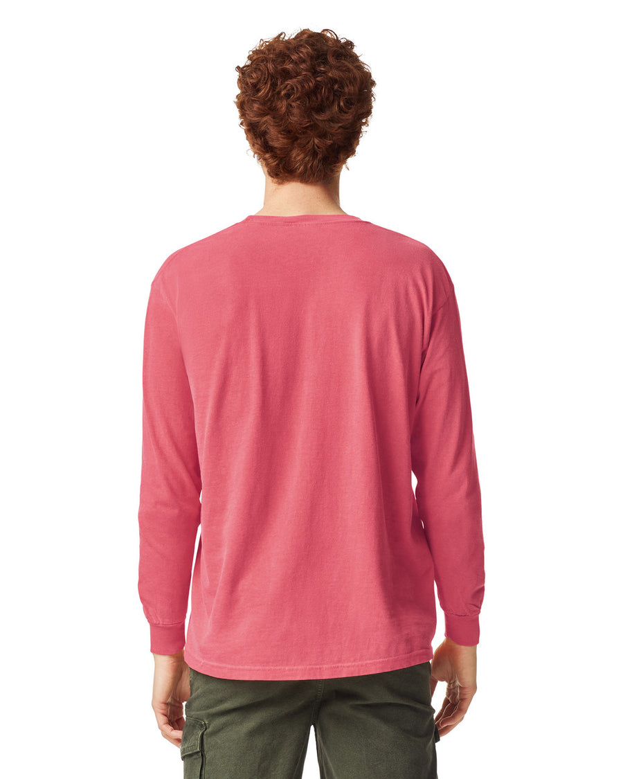 Comfort Colors 6014 Long Sleeve - Watermelon - model back