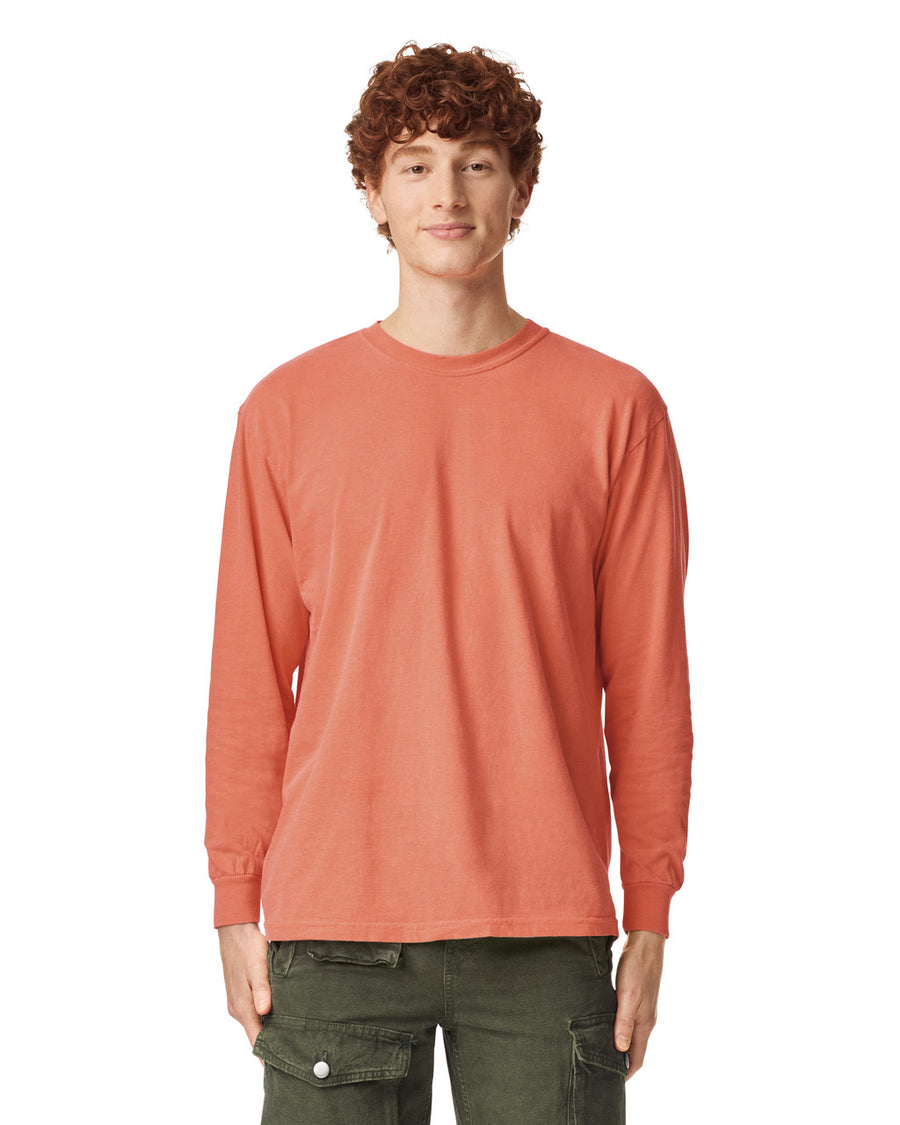 Comfort Colors 6014 Long Sleeve - Terracotta - model front