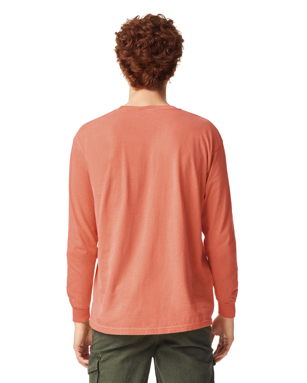 Comfort Colors 6014 Long Sleeve - Terracotta - model back