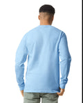 Comfort Colors 6014 Long Sleeve - Hydrangea - model back