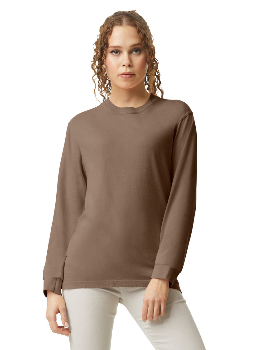 Comfort Colors 6014 Long Sleeve - Espresso - model front