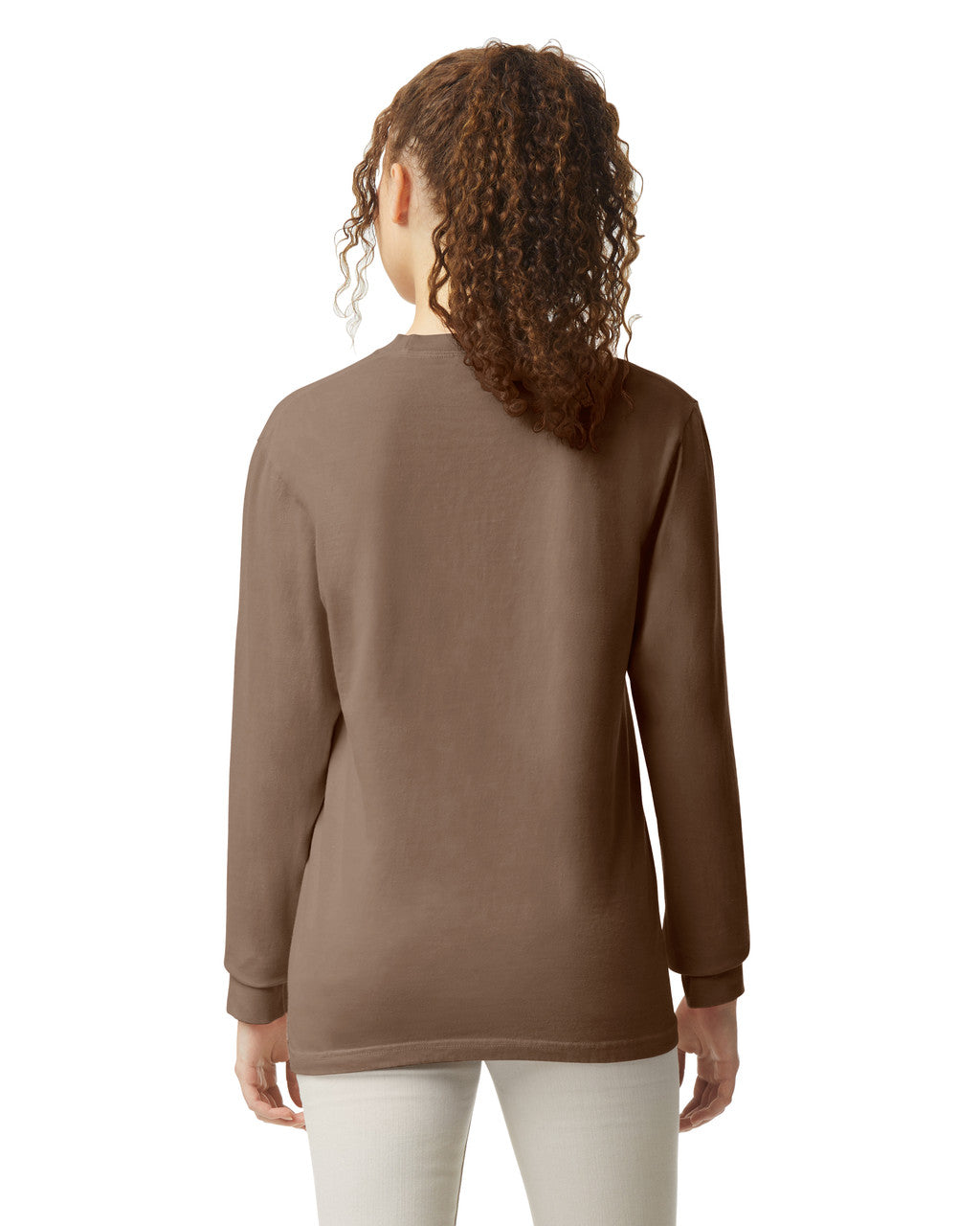 Comfort Colors 6014 Long Sleeve - Espresso - model back