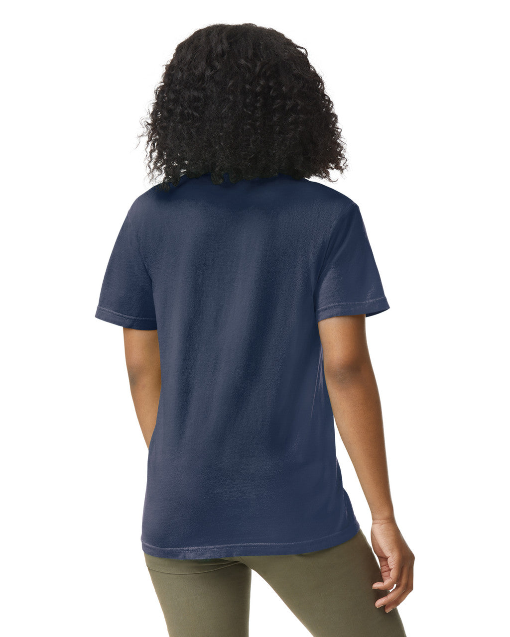 Comfort Colors 6030 Pocket Tee - China Blue - model back
