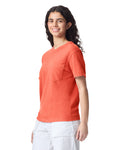Comfort Colors 6030 Pocket Tee - Bright Salmon - model side