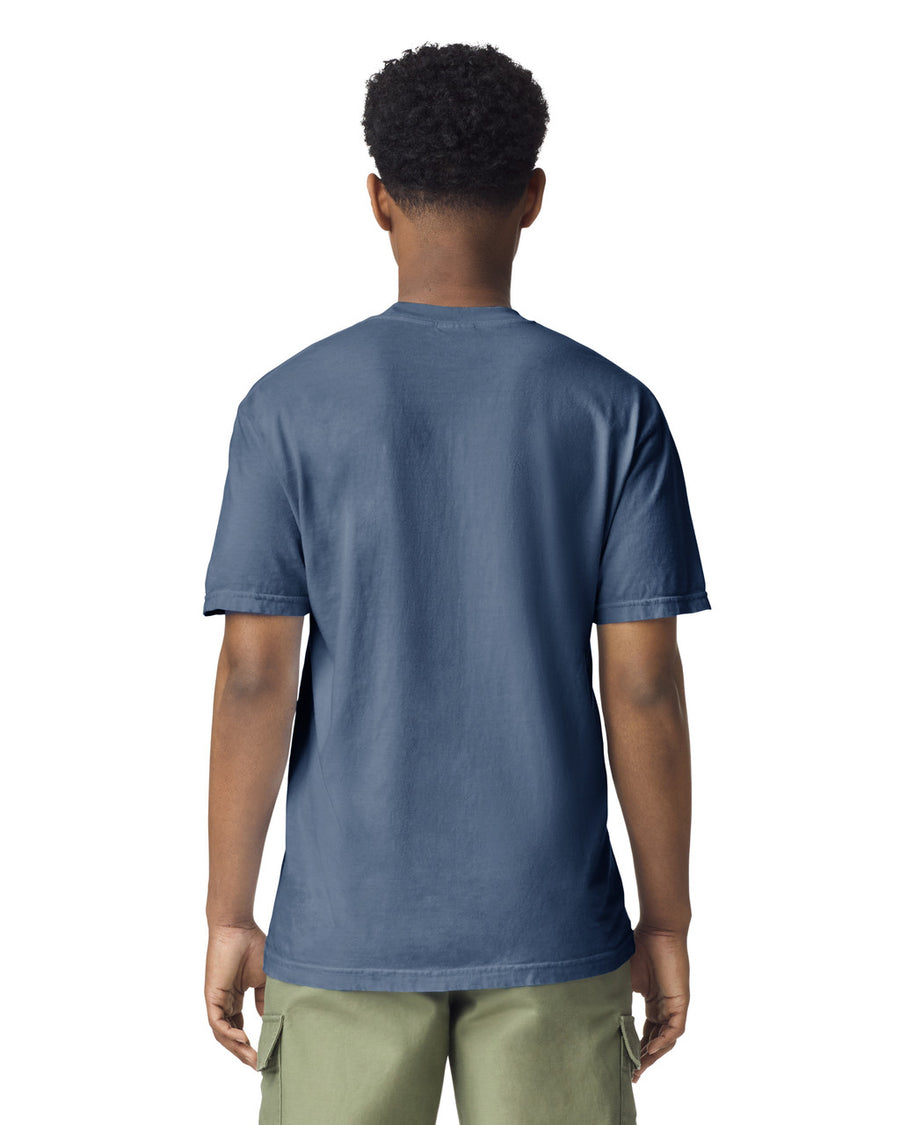 Comfort Colors 6030 Pocket Tee - Denim - model back
