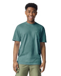 Comfort Colors 6030 Pocket Tee - Emerald - model front