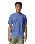 Comfort Colors 6030 Pocket Tee - Flo Blue - model front