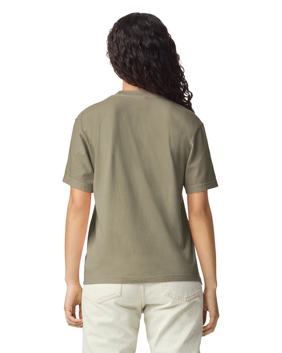 Comfort Colors 6030 Pocket Tee - Sandstone - model back