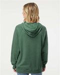 Independent Trading Co. PRM33SBP Unisex Special Blend Raglan Hooded Sweatshirt - Moss - model back
