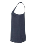 BELLA + CANVAS 8800 Women's Flowy Racerback Tank - Heather Navy - side