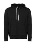 Bella+Canvas 3719 Unisex Sponge Fleece Pullover Hoodie - Black Heather - front