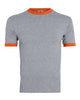 Athletic Heather/ Orange
