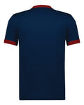 Augusta Sportswear 710 Unisex 50/50 Ringer T-Shirt - Navy/ Red - back