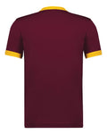 Augusta Sportswear 710 Unisex 50/50 Ringer T-Shirt - Maroon/ Gold - back