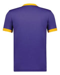 Augusta Sportswear 710 Unisex 50/50 Ringer T-Shirt - Purple/ Gold - back