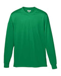 Augusta Sportswear 788 Unisex Nexgen Performance Long Sleeve T-Shirt - Kelly - front