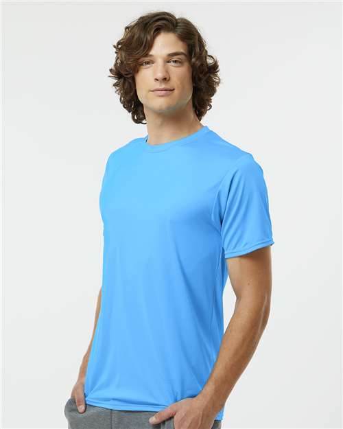 Augusta Sportswear 790 Unisex Nexgen Performance T-Shirt - Columbia Blue - model side