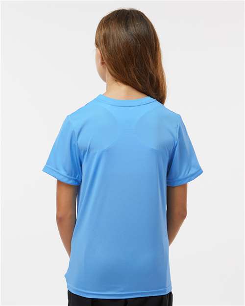 Augusta Sportswear 791 Youth Nexgen Performance T-Shirt - Columbia Blue - model back