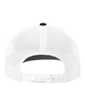 Richardson 112 Snapback Trucker Cap - Orange/ White/ Black - back