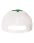 Richardson 111 Garment-Washed Trucker Cap - Kelly/ White - back