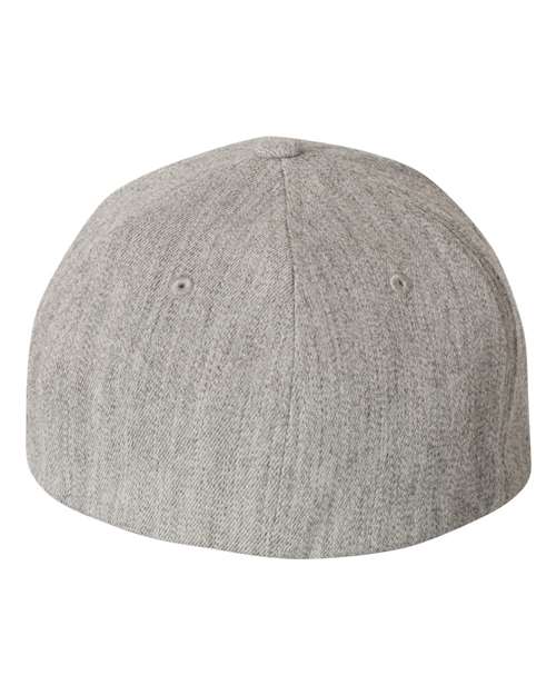 Flexfit 6477 Wool-Blend Cap - Heather Grey - back