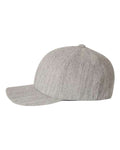 Flexfit 6477 Wool-Blend Cap - Heather Grey - side