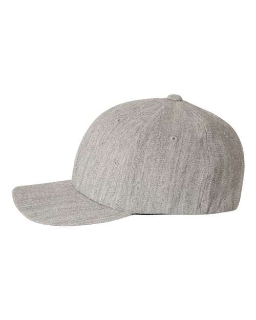 Flexfit 6477 Wool-Blend Cap - Heather Grey - side