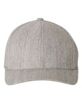 Flexfit 6477 Wool-Blend Cap - Heather Grey - front