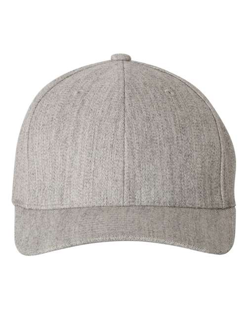 Flexfit 6477 Wool-Blend Cap - Heather Grey - front