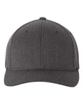Flexfit 6477 Wool-Blend Cap - Dark Heather - front