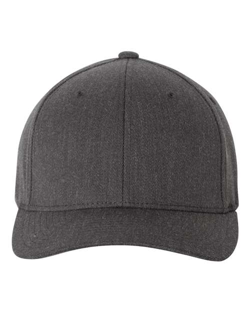 Flexfit 6477 Wool-Blend Cap - Dark Heather - front