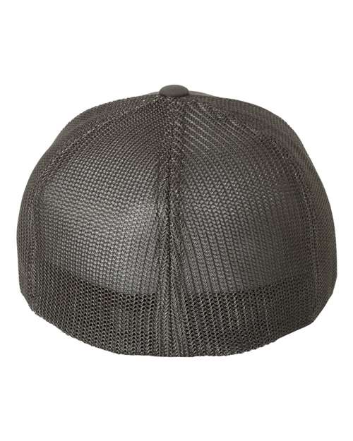 Flexfit 6511 Trucker Cap - Charcoal - back