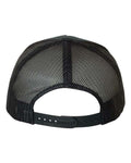 Yupoong 6506 Five-Panel Retro Trucker Cap - Black - back
