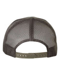 Yupoong 6506 Five-Panel Retro Trucker Cap - Charcoal - back