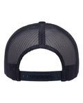 Yupoong 6506 Five-Panel Retro Trucker Cap - Navy - back