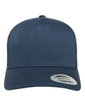 Yupoong 6506 Five-Panel Retro Trucker Cap - Navy - front
