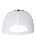 Yupoong 6606 Retro Trucker Cap - Royal/ White - back