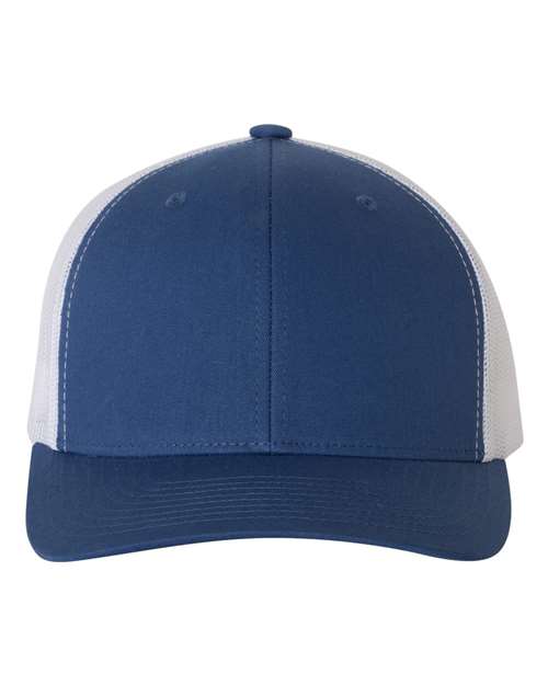 Yupoong 6606 Retro Trucker Cap - Royal/ White - front