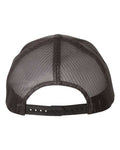 Yupoong 6606 Retro Trucker Cap - Charcoal - back