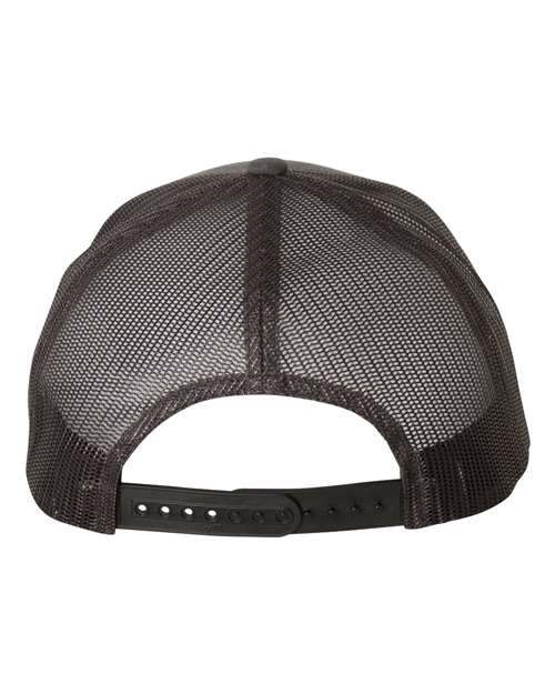 Yupoong 6606 Retro Trucker Cap - Charcoal - back