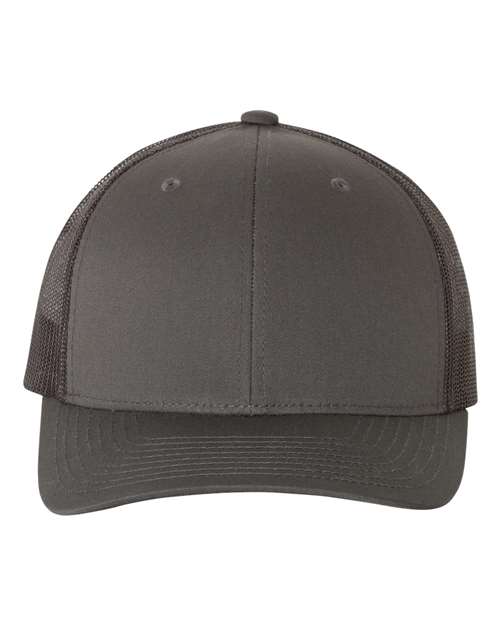 Yupoong 6606 Retro Trucker Cap - Charcoal - front