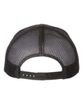 Yupoong 6606 Retro Trucker Cap - Charcoal/ Black - back