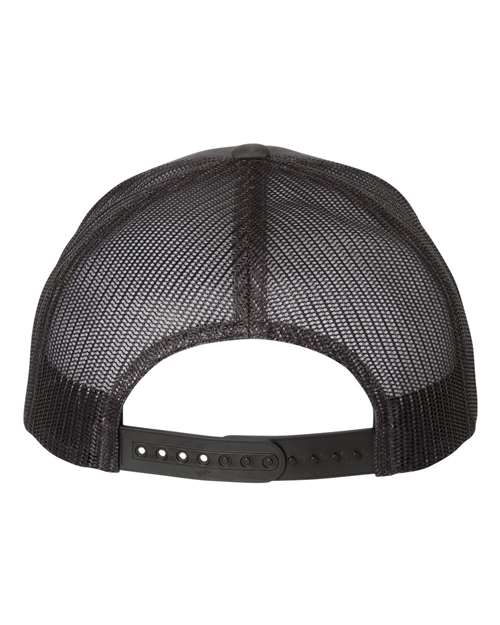 Yupoong 6606 Retro Trucker Cap - Charcoal/ Black - back